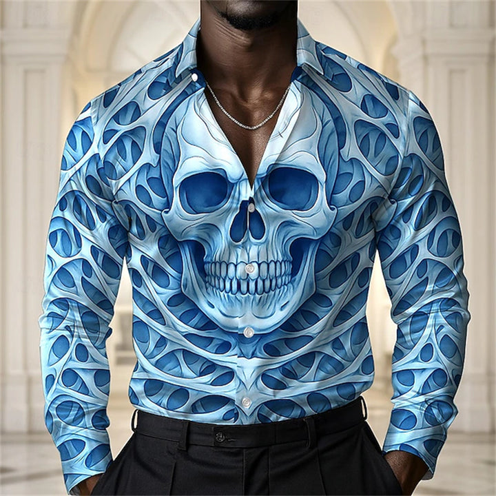 Marlowe Skull Print Shirt