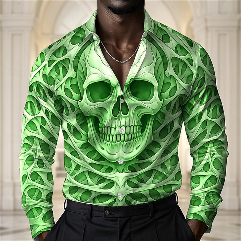 Marlowe Skull Print Shirt