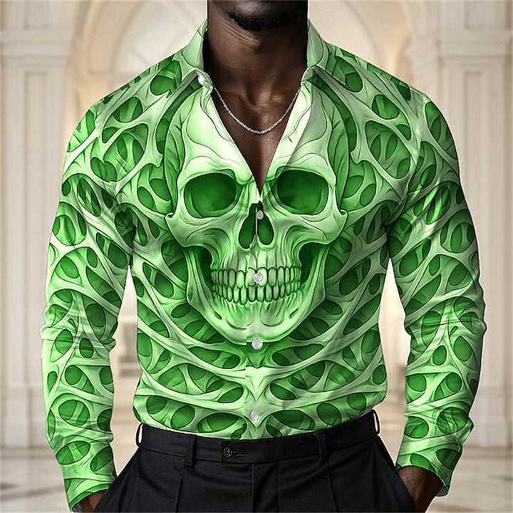 Marlowe Skull Print Shirt