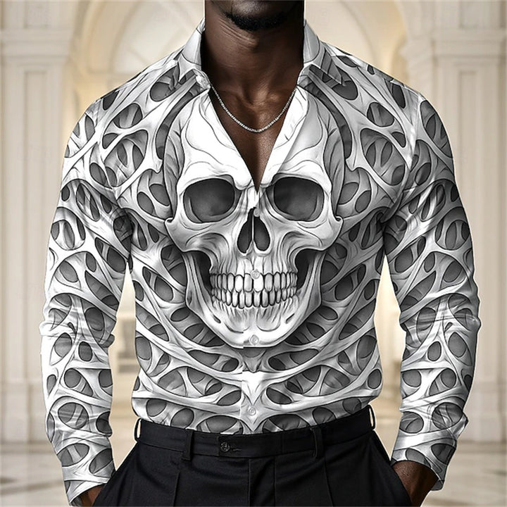Marlowe Skull Print Shirt