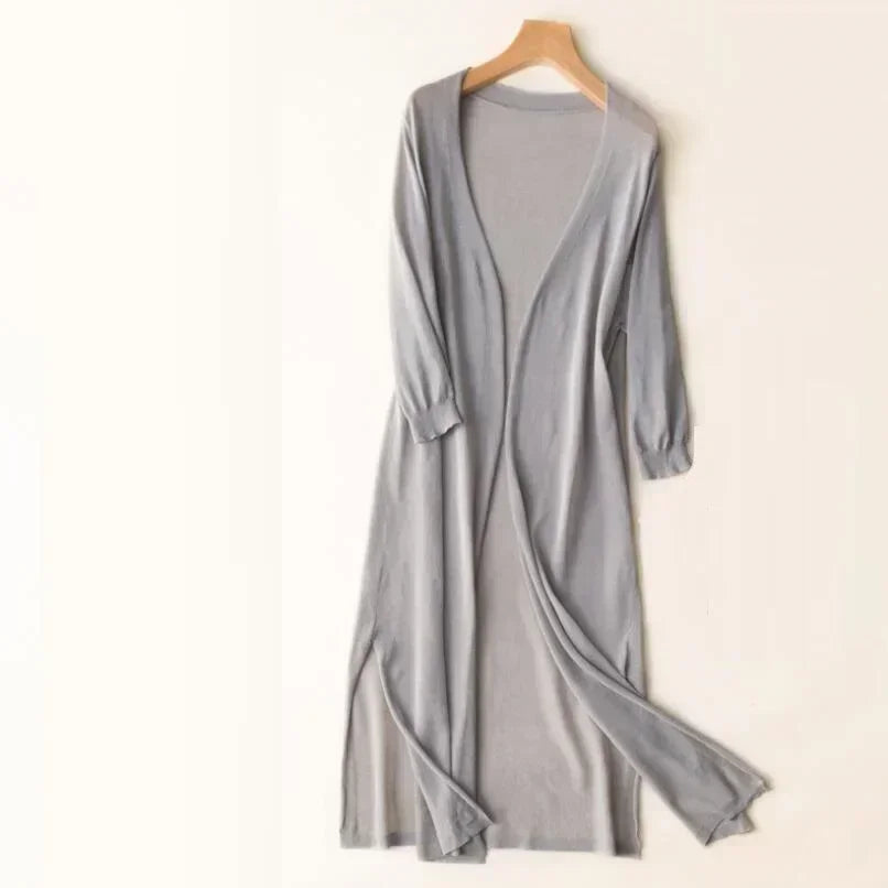 Elda Lightweight Longline Cardigan
