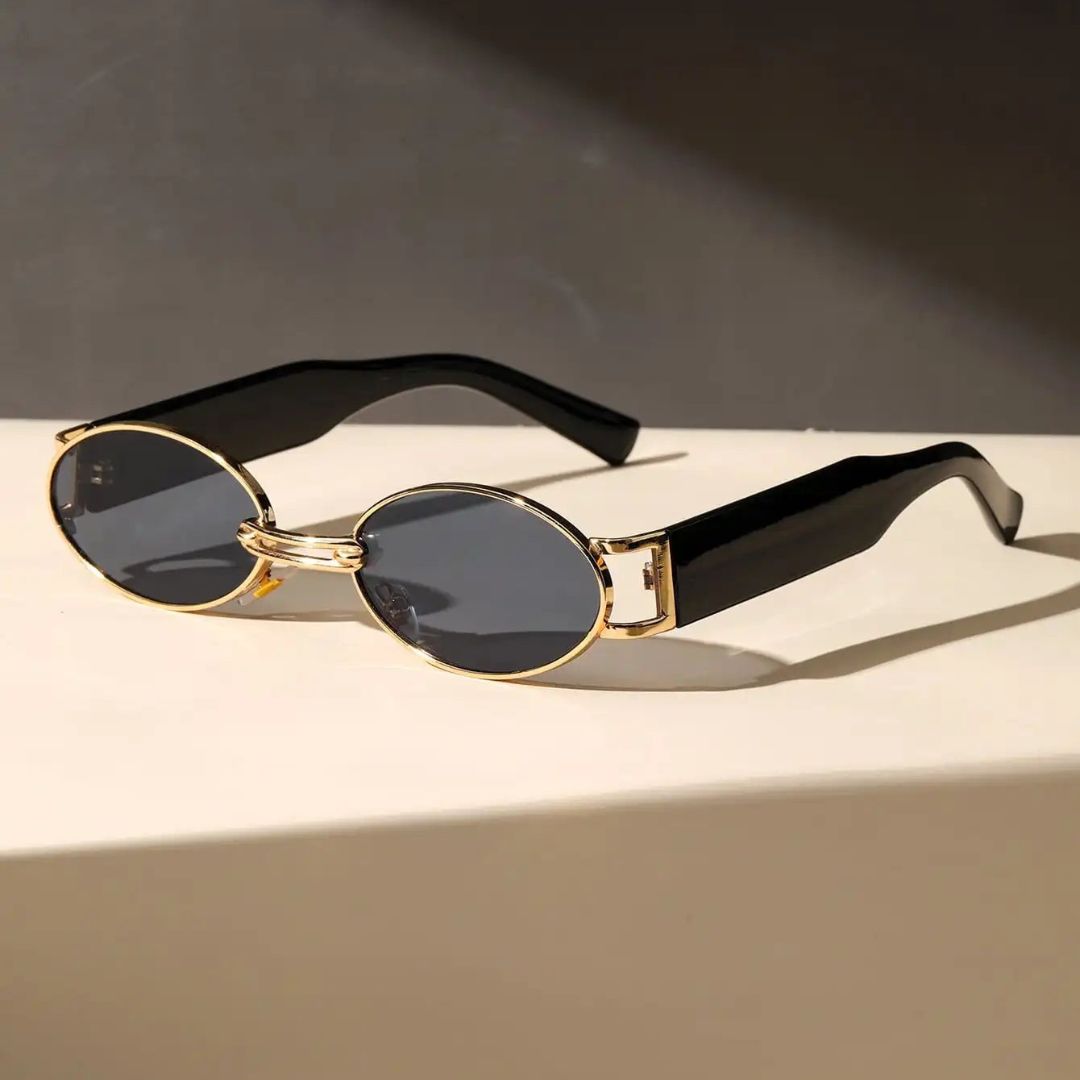 Aurelia Retro Oval Sunglasses