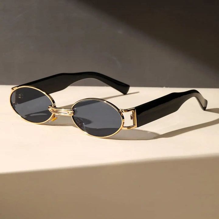 Aurelia Retro Oval Sunglasses