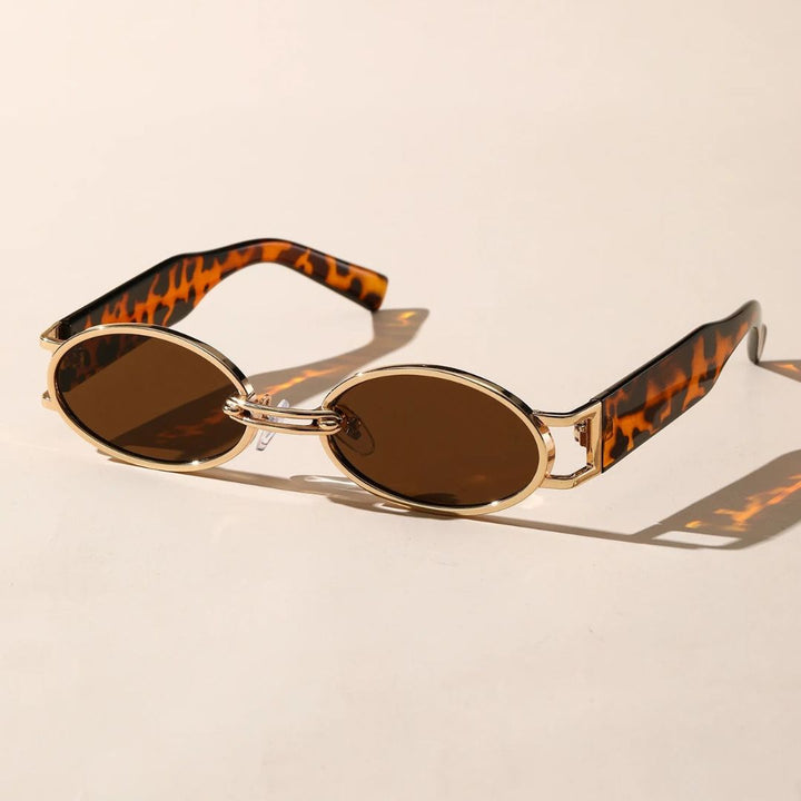 Aurelia Retro Oval Sunglasses