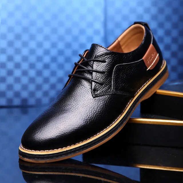 Alfredo Echtes Leder Schuhe