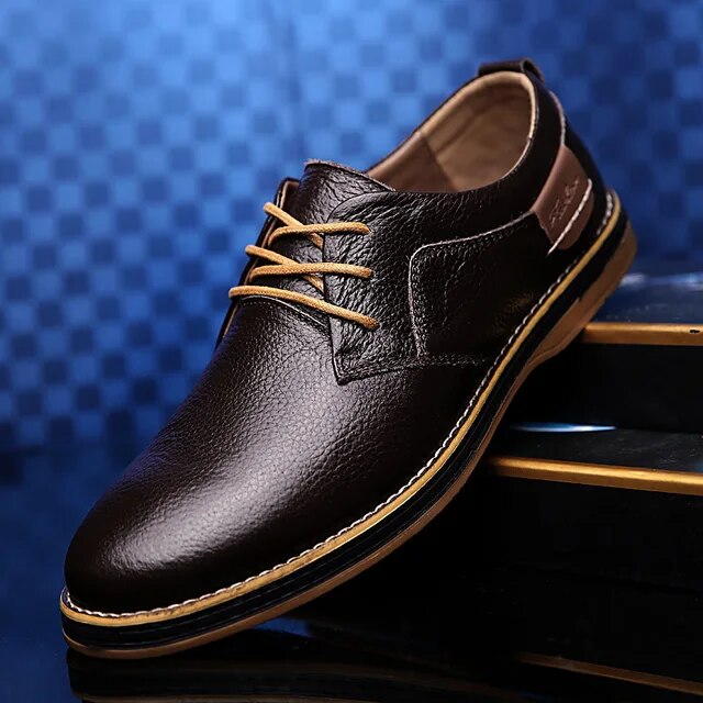 Alfredo Echtes Leder Schuhe