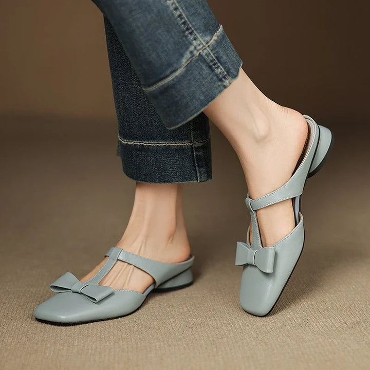 Calista Leather Mules