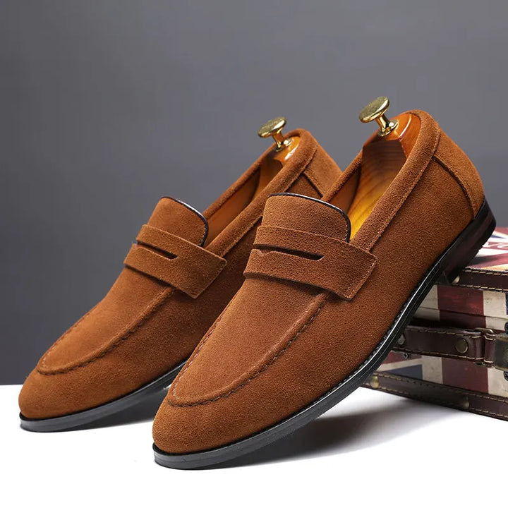 Naples Genuine Suede Loafers