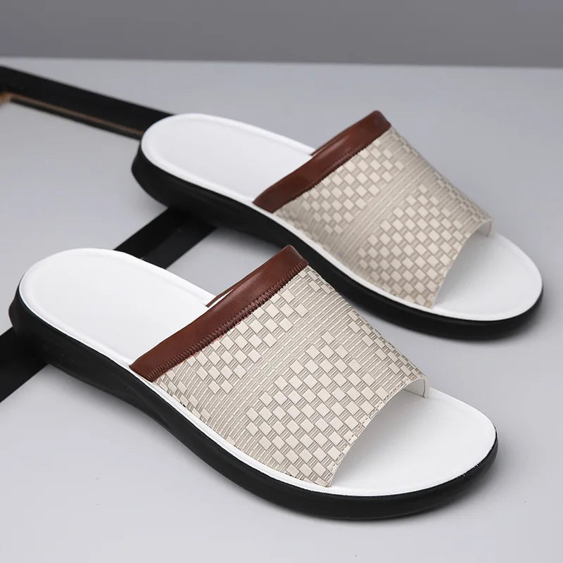 Amalfi Woven Leather Sandals
