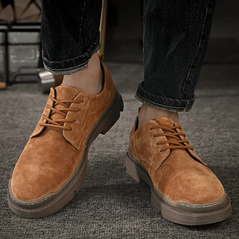 Bergamo Suede Lace-Up Shoes