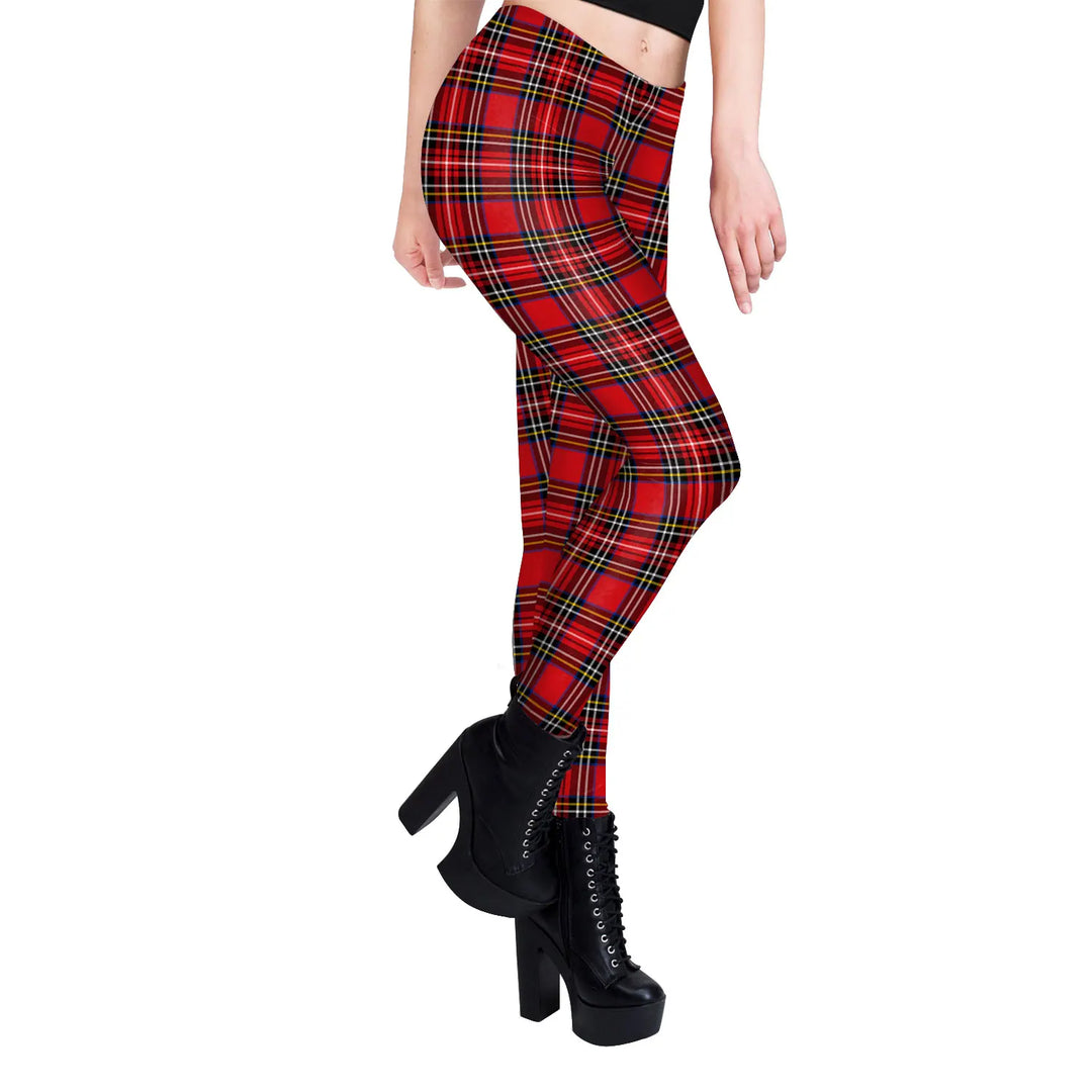 Verona Soft Stretch Plaid Leggings
