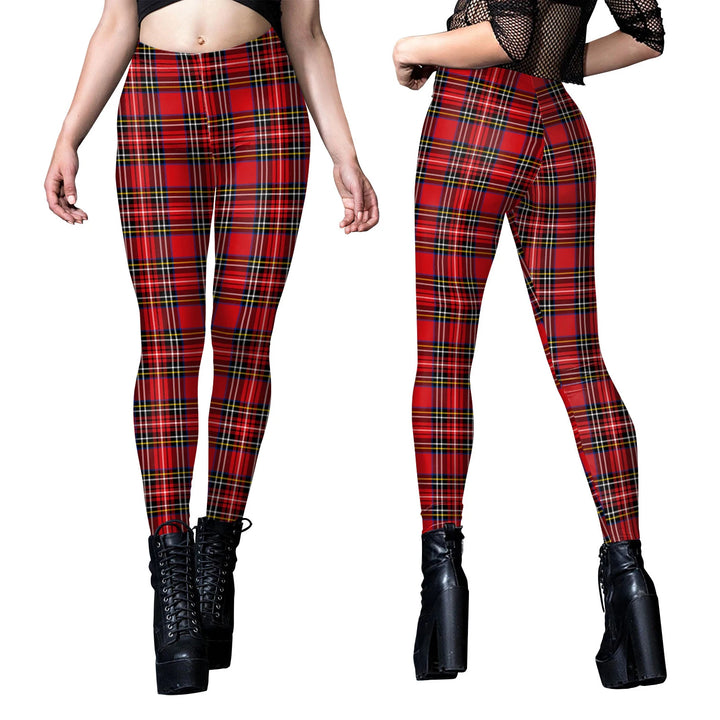 Verona Soft Stretch Plaid Leggings