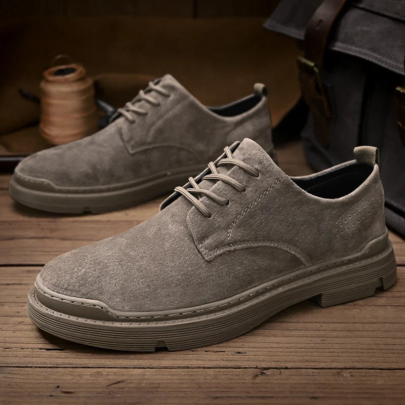 Bergamo Suede Lace-Up Shoes