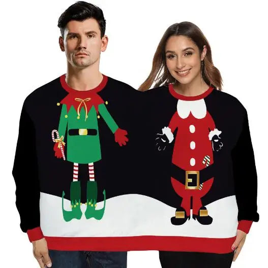 Couples’ Holiday Knit Sweater Set