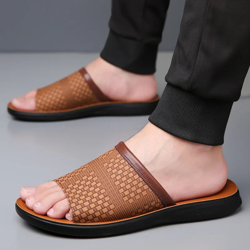 Amalfi Woven Leather Sandals