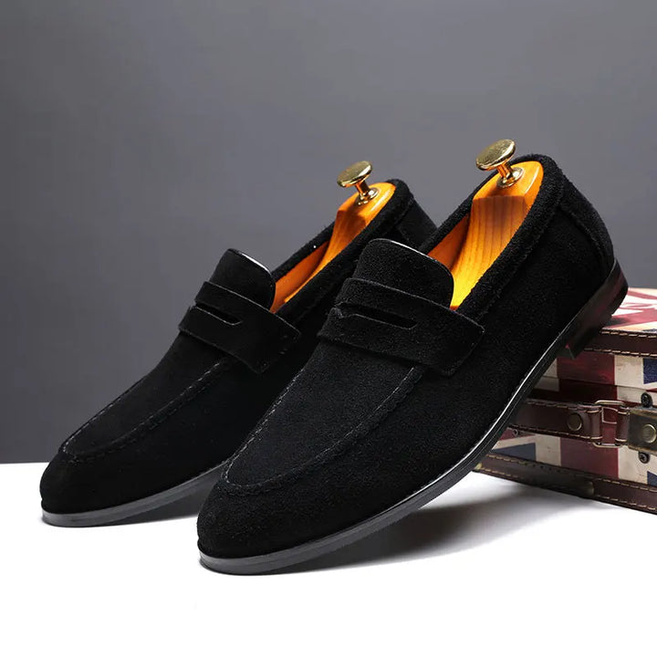 Naples Genuine Suede Loafers