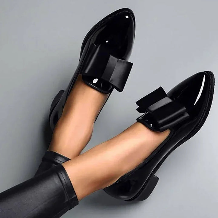 Veronica Patent Bow Shoes