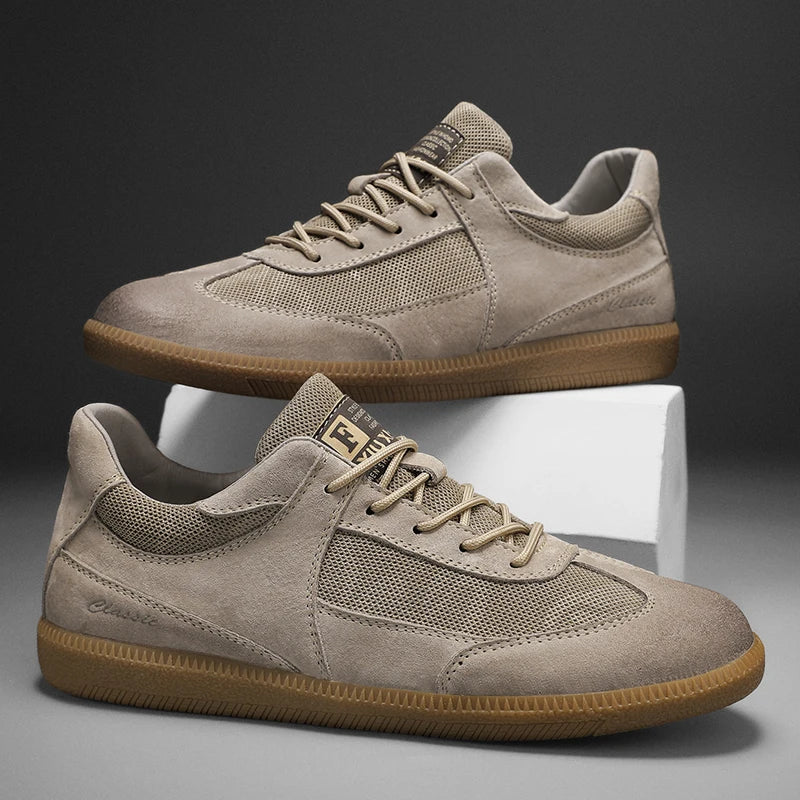 Calvino Italian Genuine Leather Sneakers