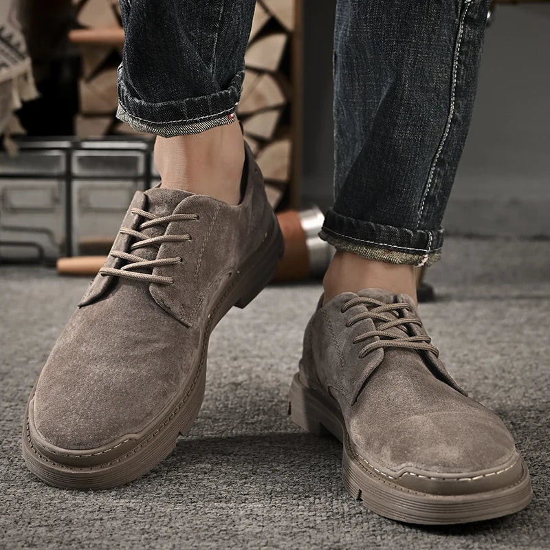 Bergamo Suede Lace-Up Shoes
