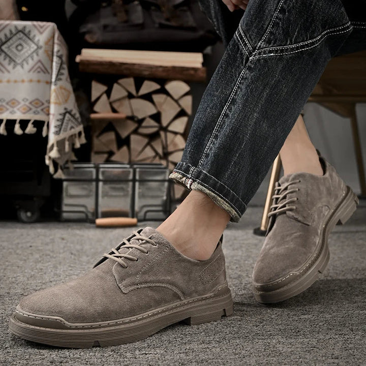 Bergamo Suede Lace-Up Shoes