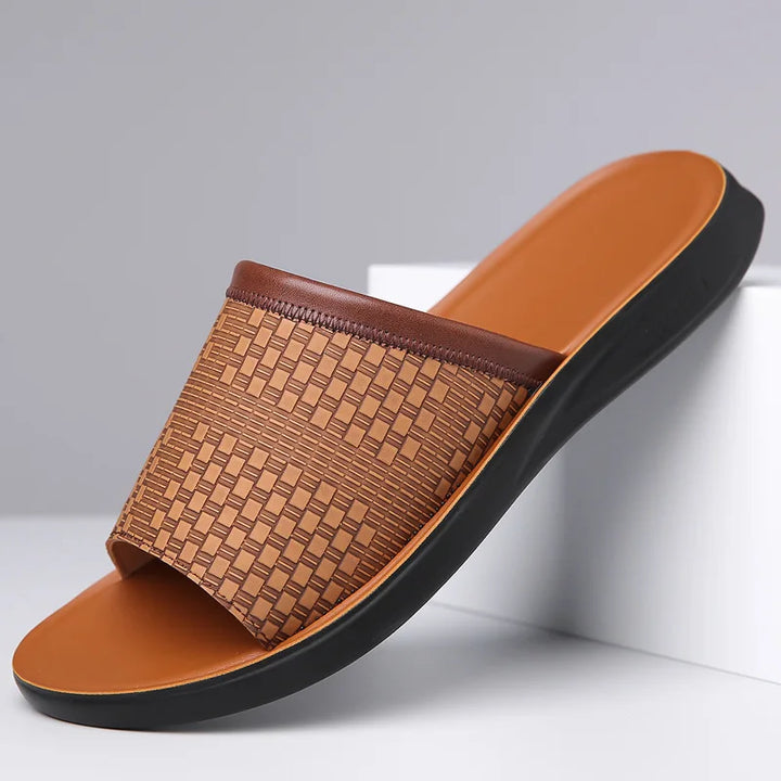 Amalfi Woven Leather Sandals