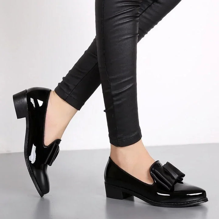 Veronica Patent Bow Shoes