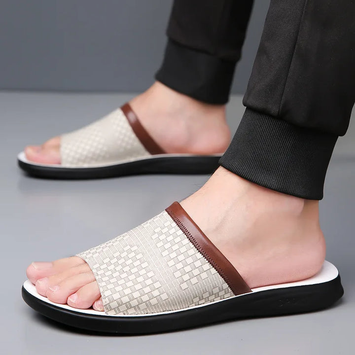 Amalfi Woven Leather Sandals