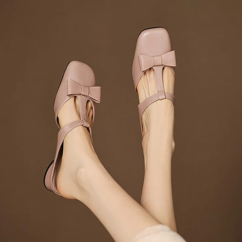 Calista Leather Mules