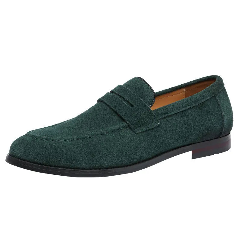 Naples Genuine Suede Loafers