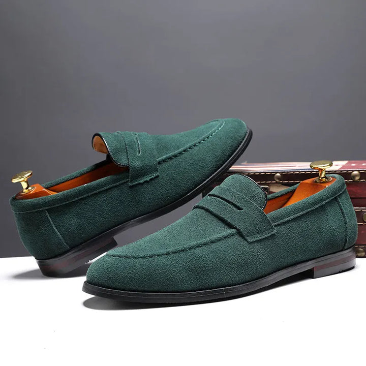 Naples Genuine Suede Loafers