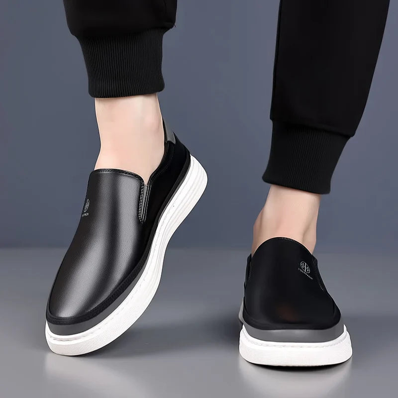 Moderne Leder Slipper