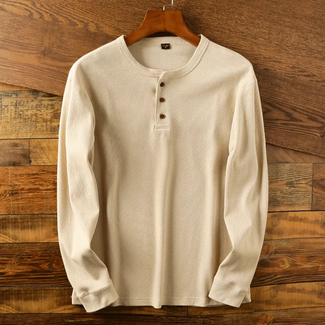 Harrison Cotton Henley Shirt