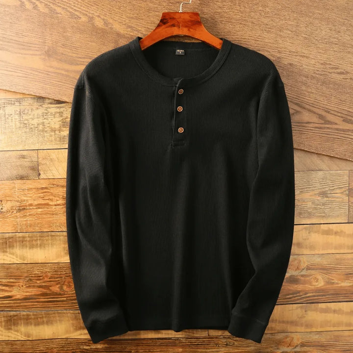 Harrison Cotton Henley Shirt