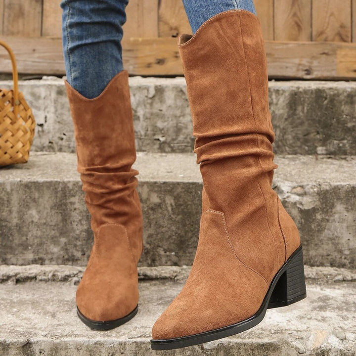 Marina Mid-Calf Slouch Boots