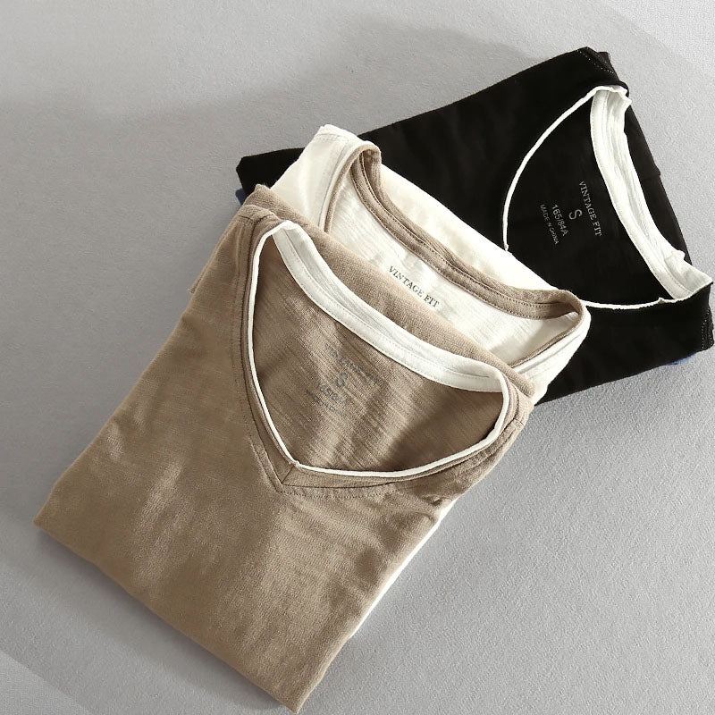 Riku Baumwoll Langarmshirt