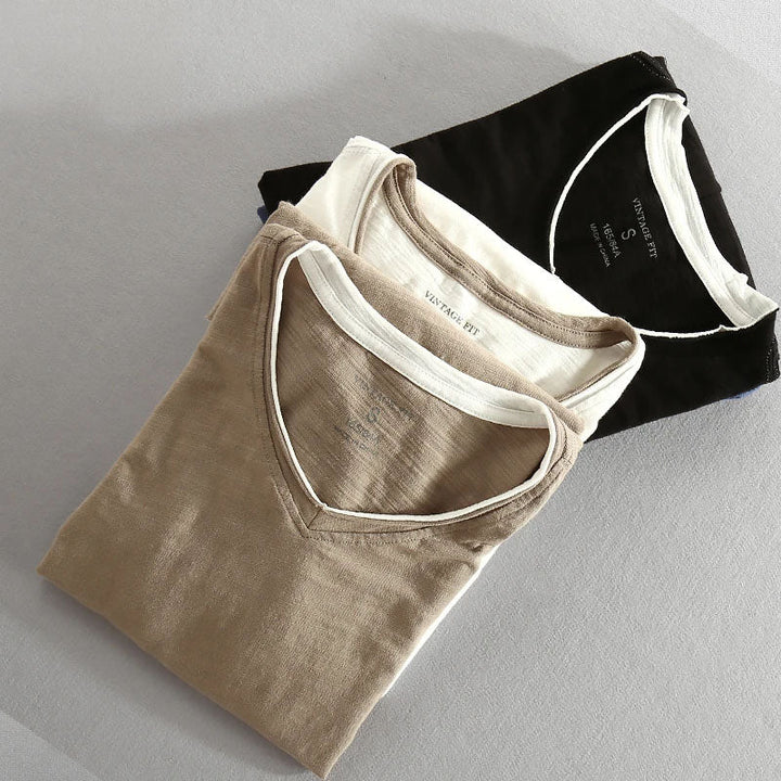 Riku Baumwoll Langarmshirt