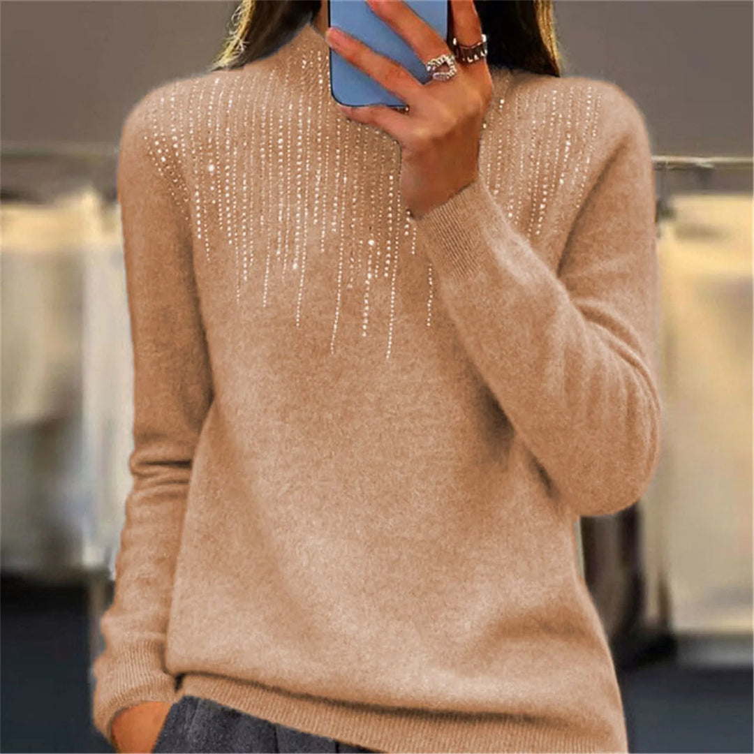 Freda Sequin Knit Sweater