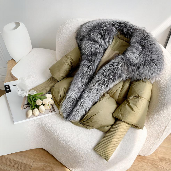 Amara Faux Fur Collar Jacket