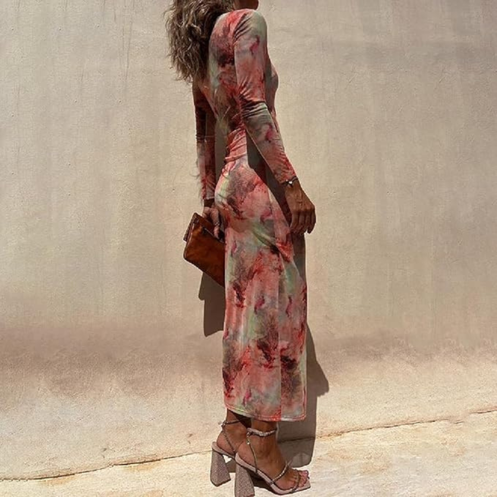 Capri Tie-Dye Slim Fit Dress