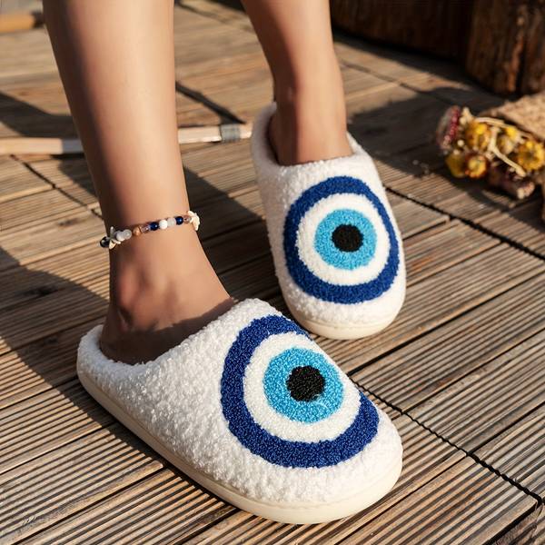 Mykonos Plush Slippers