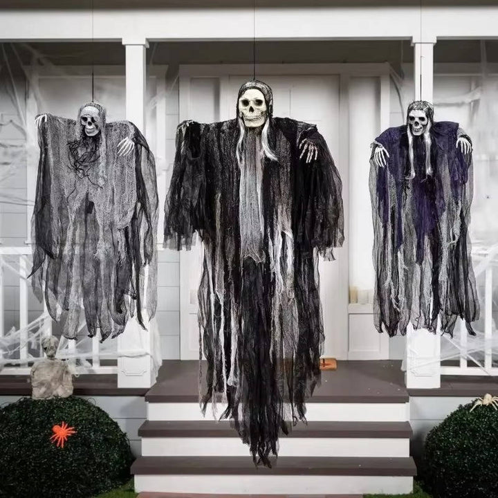 Hanging Grim Reaper Decorations Set of Three