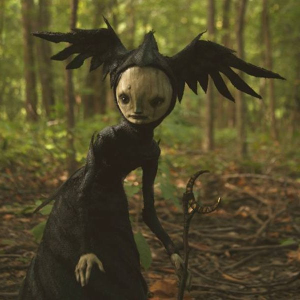 Creepy Witch Sculpture Halloween Decoration