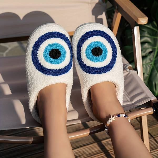 Mykonos Plush Slippers