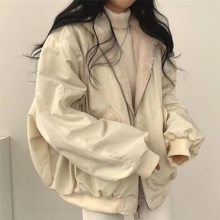 Noelle Reversible Zipper Hoodie