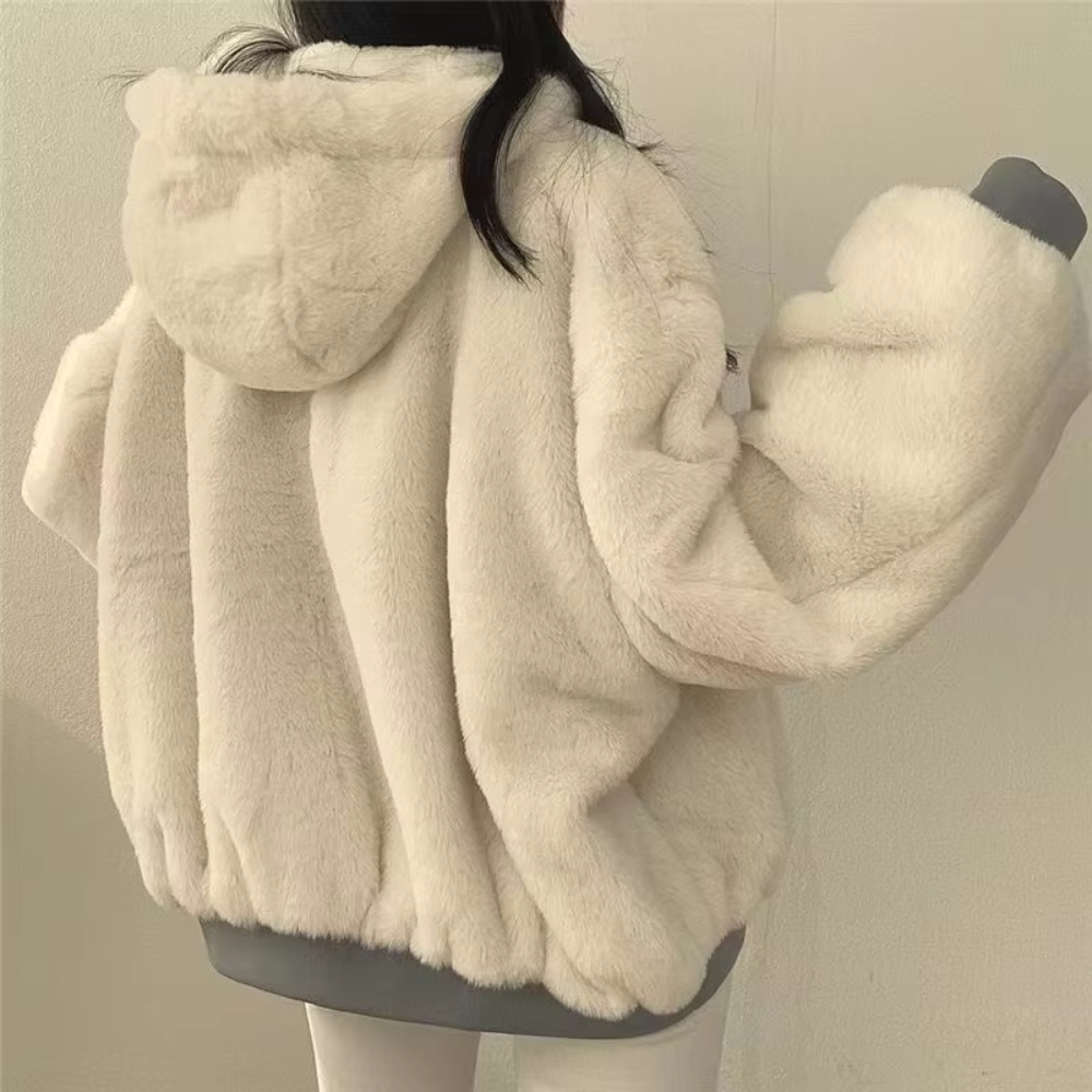 Noelle Reversible Zipper Hoodie