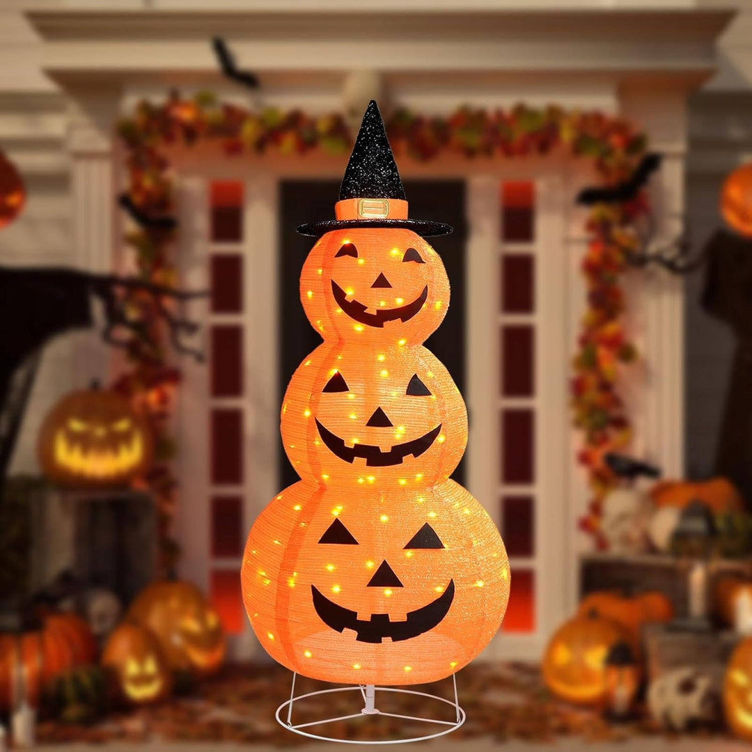 Light Up Pumpkin Outdoor Decoration