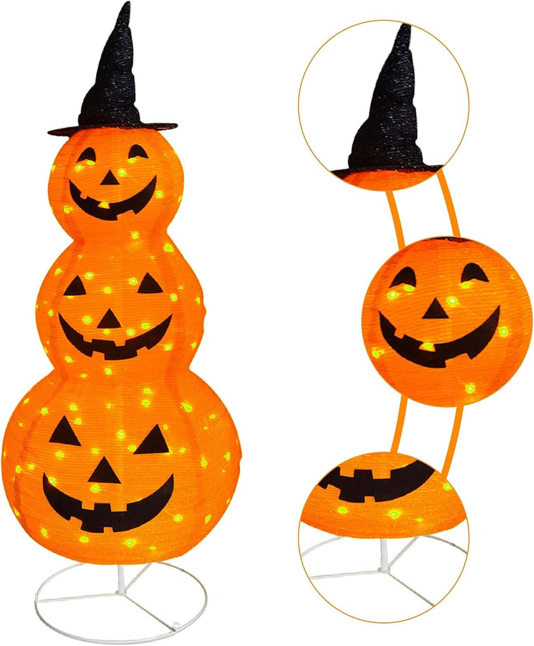 Light Up Pumpkin Outdoor Decoration