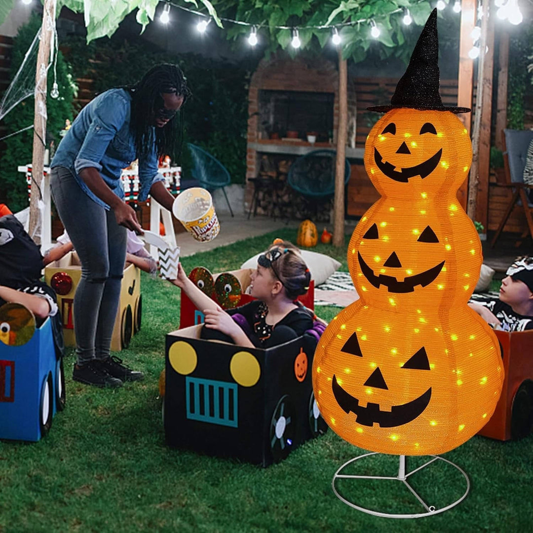 Light Up Pumpkin Outdoor Decoration
