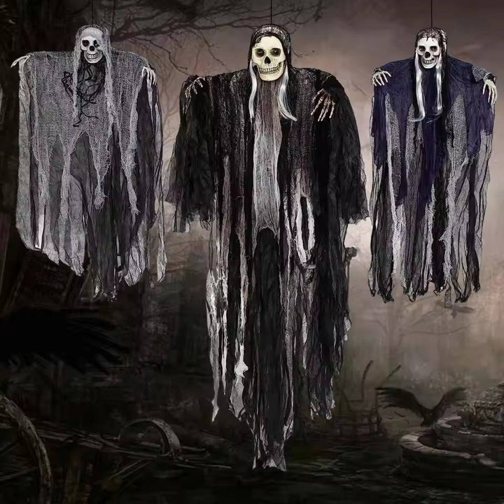 Hanging Grim Reaper Decorations Set of Three