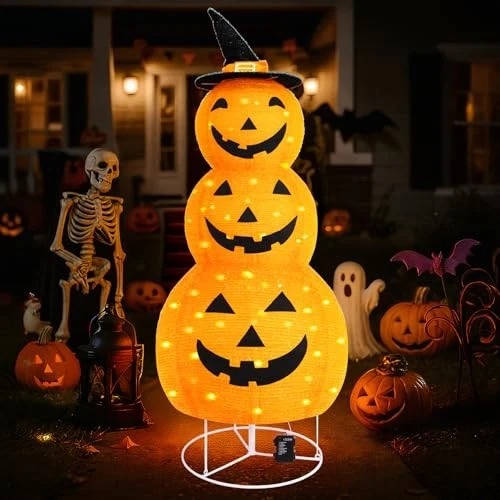 Light Up Pumpkin Outdoor Decoration